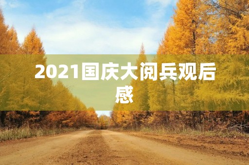 2021国庆大阅兵观后感