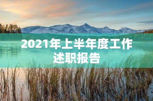 2021年上半年度工作述职报告