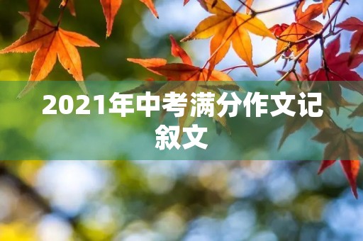 2021年中考满分作文记叙文 2021年中考满分作文记叙文
