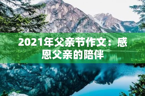 2021年父亲节作文：感恩父亲的陪伴