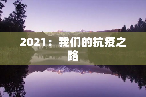 2021:我们的抗疫之路 2021:我们的抗疫之路