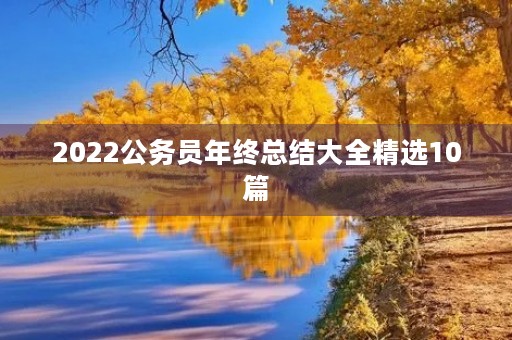 2022公务员年终总结大全精选10篇