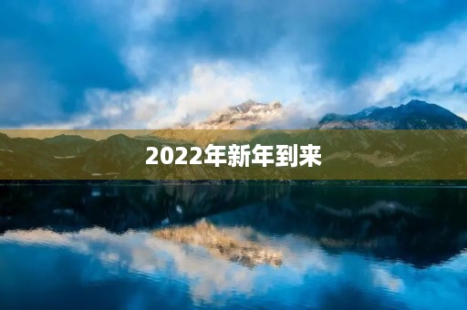 2022年新年到来，我在家中度过