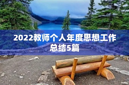 2022教师个人年度思想工作总结5篇