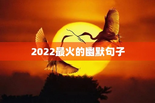 2022最火的幽默句子(2022最火的幽默句子学生党) 2022最火的幽默句子(2022最火的幽默句子学生党)