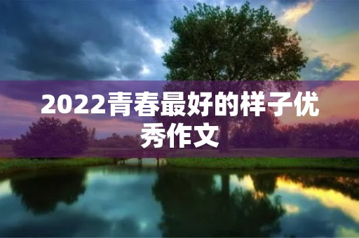 2022青春最好的样子优秀作文 2022青春最好的样子优秀作文
