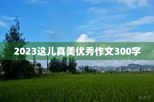 2023这儿真美优秀作文300字