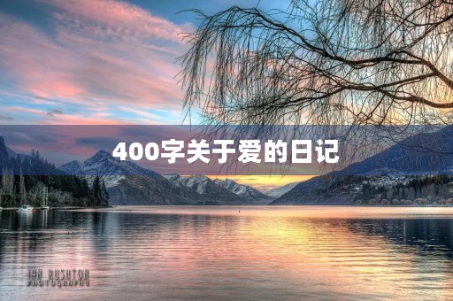 400字关于爱的日记 400字关于爱的日记