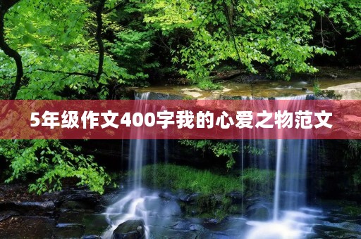 5年级作文400字我的心爱之物范文 5年级作文400字我的心爱之物范文
