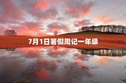 7月1日暑假周记一年级 7月1日暑假周记一年级