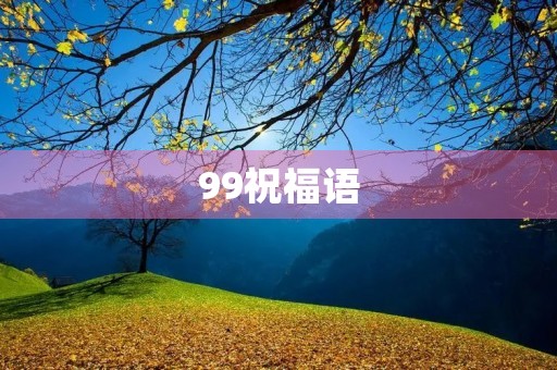 99祝福语(九九生日祝福语) 99祝福语(九九生日祝福语)