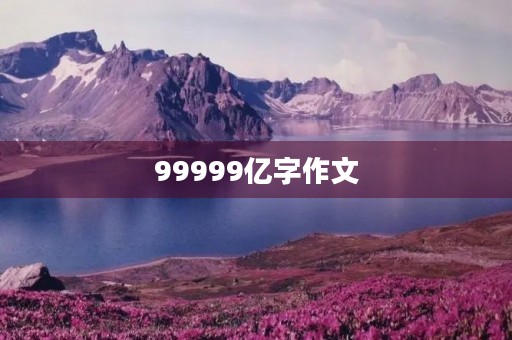 99999亿字作文,探究写作的奥秘 99999亿字作文,探究写作的奥秘
