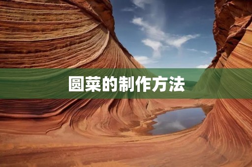 圆菜的制作方法 圆菜的制作方法