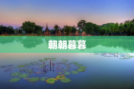 朝朝暮暮:一种深刻的情感体验 朝朝暮暮:一种深刻的情感体验