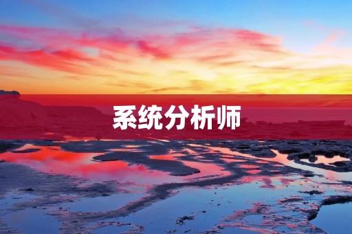 系统分析师：中级还是高级？