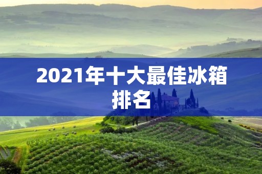 2021年十大最佳冰箱排名