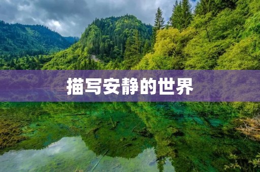 描写安静的世界