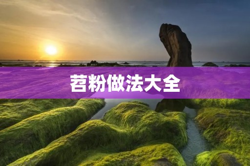 苕粉做法大全 苕粉做法大全