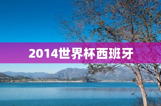 2014世界杯西班牙：世界冠军的尴尬出局