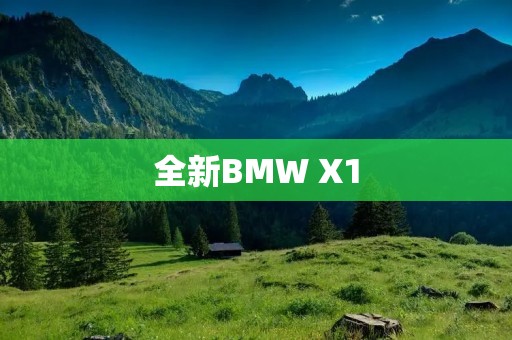 全新BMW X1：豪华与实用并存的完美结合