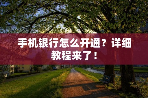 手机**怎么开通?详细教程来了! 手机**怎么开通?详细教程来了!