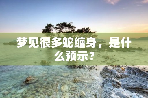 梦见很多蛇缠身,是什么预示?