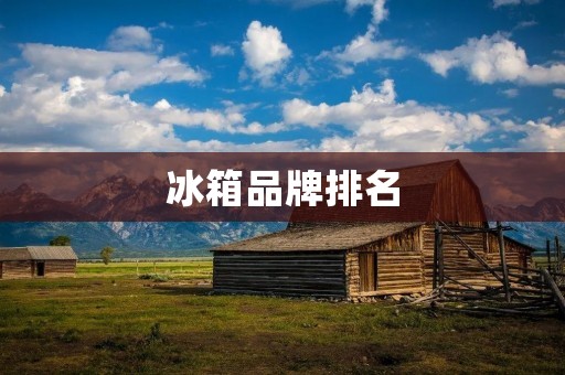 冰箱品牌排名：哪些品牌是最好的？