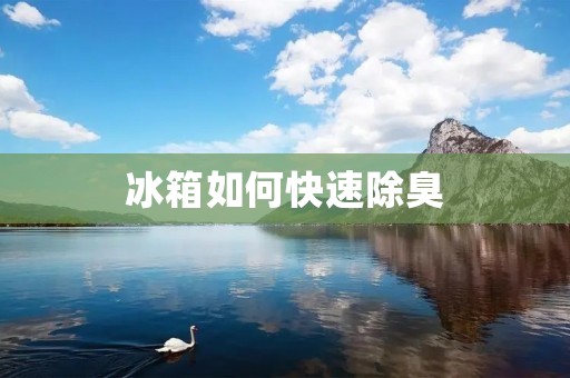 冰箱如何快速除臭