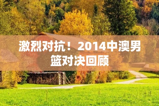 激烈对抗！2014中澳男篮对决回顾