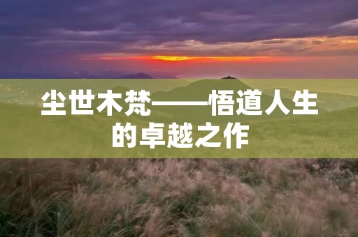 尘世木梵——悟道人生的卓越之作