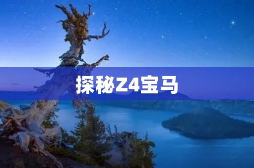 探秘Z4宝马：德系跑车的极致驾控体验