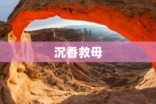 沉香救母:一个关于孝心和感恩的故事 沉香救母:一个关于孝心和感恩的故事