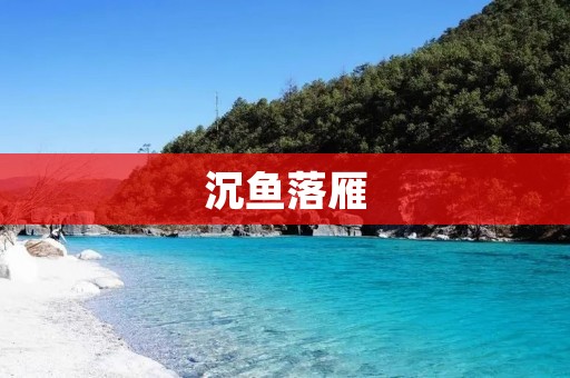 沉鱼落雁:传统美人标准的探究 沉鱼落雁:传统美人标准的探究