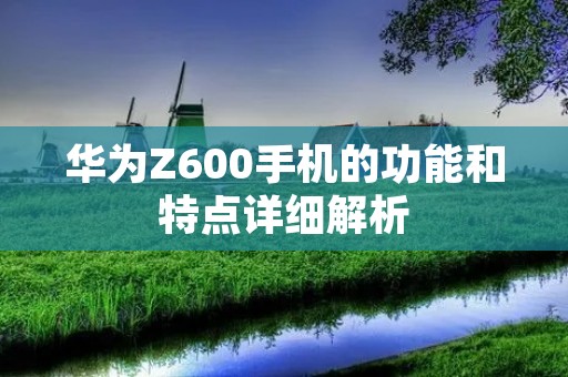 华为Z600手机的功能和特点详细解析