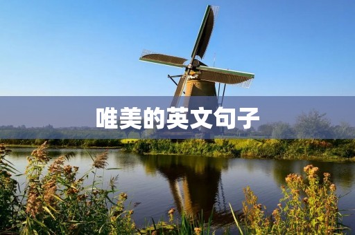 唯美的英文句子 唯美的英文句子