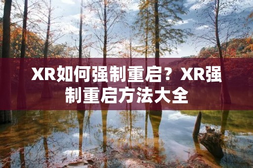 XR如何强制重启？XR强制重启方法大全