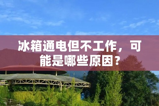 冰箱通电但不工作,可能是哪些原因? 冰箱通电但不工作,可能是哪些原因?