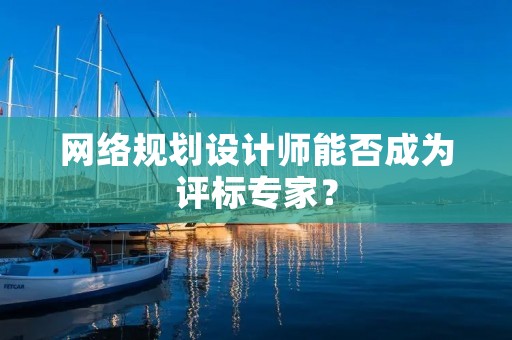 网络规划设计师能否成为评标专家？