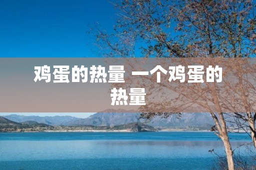 鸡蛋的热量 一个鸡蛋的热量