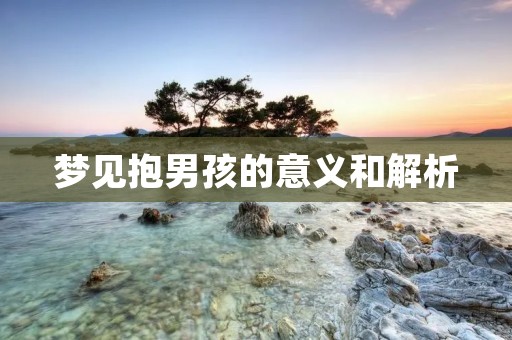 梦见抱男孩的意义和解析