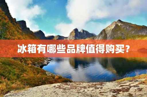 冰箱有哪些品牌值得购买? 冰箱有哪些品牌值得购买?