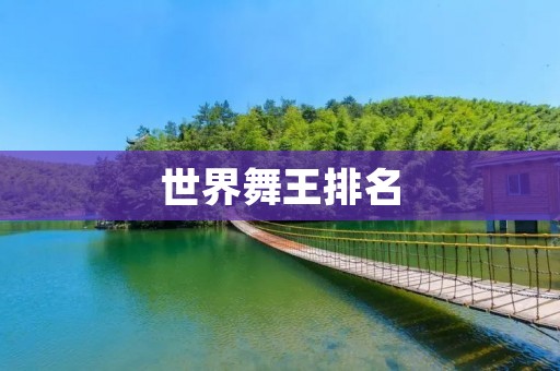 世界舞王排名:舞者们的舞台梦想