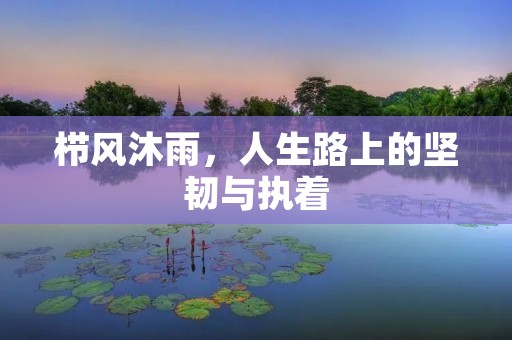 栉风沐雨,人生路上的坚韧与执着 栉风沐雨,人生路上的坚韧与执着