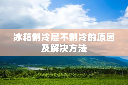 冰箱制冷层不制冷的原因及解决方法 冰箱制冷层不制冷的原因及解决方法