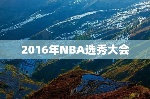 2016年NBA选秀大会:新秀亮相,球队抉择 2016年NBA选秀大会:新秀亮相,球队抉择