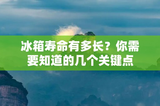 冰箱寿命有多长?你需要知道的几个关键点 冰箱寿命有多长?你需要知道的几个关键点