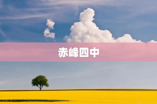 赤峰四中:培养未来的精英人才 赤峰四中:培养未来的精英人才