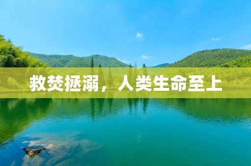 救焚拯溺,人类生命至上 救焚拯溺,人类生命至上