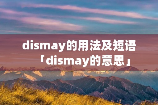 di**ay的用法及短语「di**ay的意思」 di**ay的用法及短语「di**ay的意思」