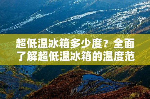 超低温冰箱多少度?全面了解超低温冰箱的温度范围 超低温冰箱多少度?全面了解超低温冰箱的温度范围